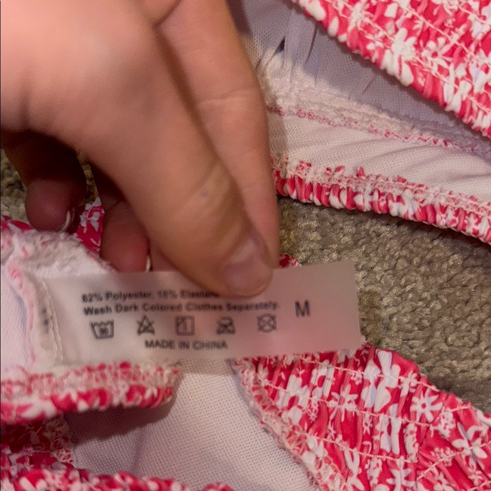Pink Patterned Bikini Set - Picture 3 of 3